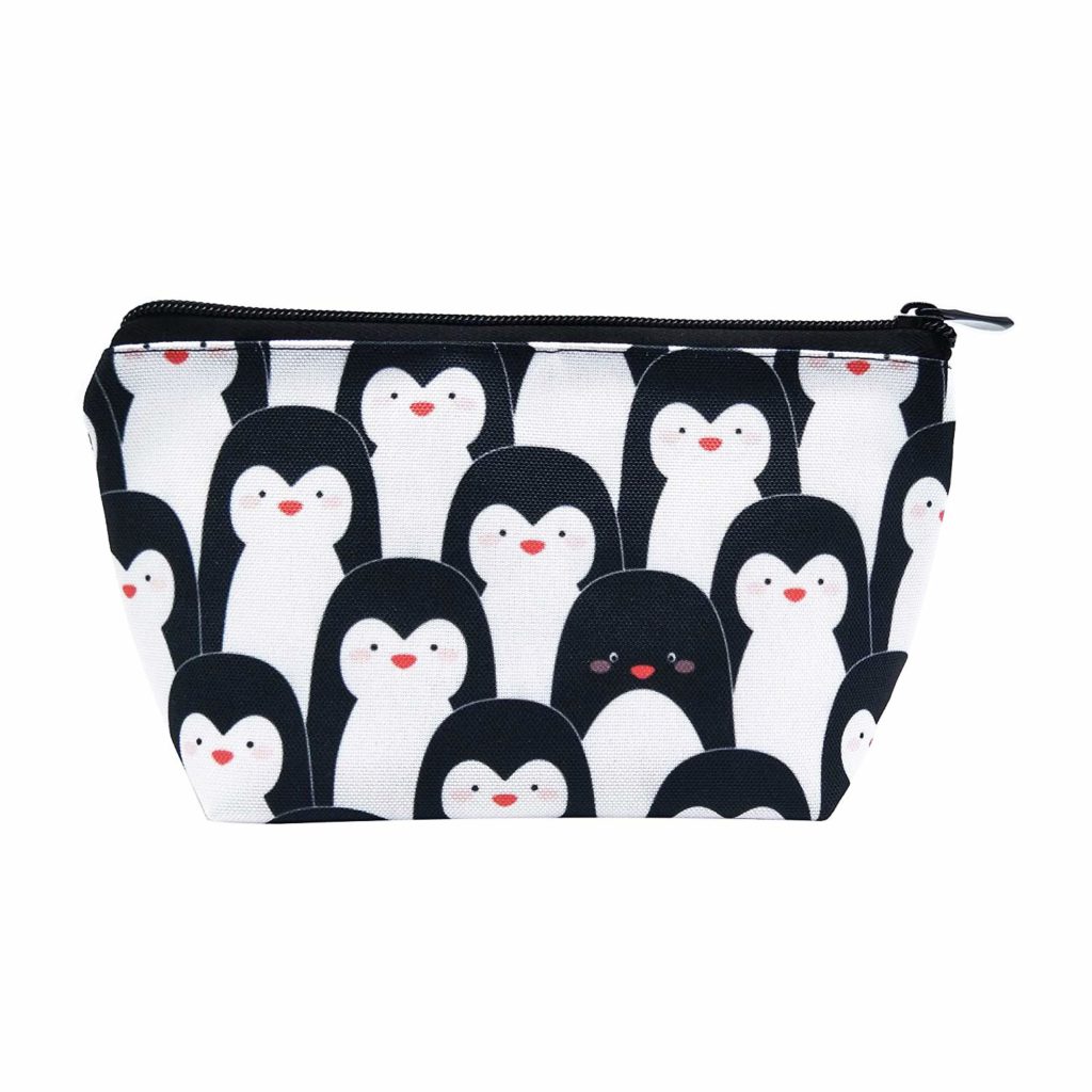 penguin gifts makeup bag